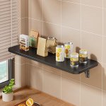 Klappbarer Wandtisch, platzsparend, Wandmontage, Klapptisch f&uuml;r kleine R&auml;ume, Zuhause, B&uuml;ro, Waschk&uuml;che, K&uuml;che, Wei&szlig;, 40 x 20 cm