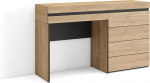 Skraut Home Dressing Table with Storage Space 127 x 75 x 35 cm with Drawer Chest of Drawers Modern Style Oak
