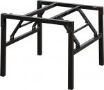NEYTIIR Kokkupandavad laua jalad, hoidja, kaasaskantavad m&ouml;&ouml;bli jalad, rasked jalad, rauast tugiraam, roostevabast terasest kohvilaudade jalad, s&ouml;&ouml;gilaua jalad (must, 50 x 50 x 72 cm)
