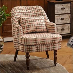 Couch f&uuml;r Wohnzimmer Amerikanisches Einzelsofa Retro Einfaches nordisches Balkonschlafzimmer Lazy Leisure Wohnzimmer Kleines Sofa Kleines Sofa Kleines Sofa