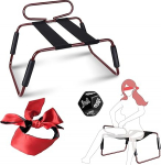 Sex Furniture Sex Chair Couples Love Furniture with Handles + Sex Cube Pair + Blindfold Sex Bed, Adjustable Versatile Bounce Love Chair for Sexual Position Assistance, Sex Seat Sex Furniture BDSMs Toy