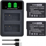 PowerTrust DMW-BLC12 DMW-BLC12e aku ja laadija Panasonic Lumix DC-G97 DMC-FZ2000 DMC-FZ1000II DMC-GH2 DMC-FZ300 DMC-FZ200 DMC-G85 DMC-G81 DMC-G5 DMC-G6 DMC-G7 DMC-G88 DMC-GX8 DMC-10 jaoks.