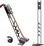 Foho Stand &uuml;hildub Dyson Gen5 V15s V15 V12 Slim V11 V10 V8 V7 V6 tolmuimejaga, hoidik, puurimata, p&otilde;randaplatvorm, tarvikute hoidik, hoiab ja organiseerib tolmuimejat, ratastega