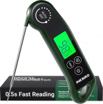 Inkbird RHT-11K digitaalne lihatermomeeter, K-sensor 0.5s kohene praadimistermomeeter K&ouml;&ouml;gitermomeeter, LCD-ekraaniga grilltermomeeter toiduvalmistamiseks, grillimiseks, r&ouml;stimiseks, beebi toitmiseks