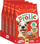 Frolic Mini kuivtoit v&auml;ikestele koertele v&auml;rske linnulihaga 4 x 1,5 kg