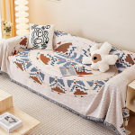 ZCXRYFL Sofa Cover 1 2 3 4 Seater A/B Side Reversible Blanket for L/U Shape Corner Sofa Rebel Cat Scratch-Resistant Sofa Throws Blankets Polyester Cotton Multi-Purpose Couch Cover for Chair Camping