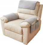 Huierxun 3 t&uuml;kki Sherpa Fleece Slipcovers koos hoiutaskutega, pehmed kohevad kohevad pehmed diivanikatted mittelibisevad pestavad slipcovers 1 peatoe kate ja 2 k&auml;etoe katted (Hall, 1 istme seljatugi, 3
