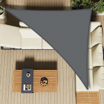 LOVE STORY Markiis 2,5 x 2,5 x 3,5 m koos kinnituskomplektiga, kolmnurkne, Anthracita, p&auml;ikesekaitse, HDPE kangas, hingav, vett l&auml;bilaskev, 95% UV-kaitsega v&auml;litingimustes kasutamiseks, terrass, r&otilde;du, aed.