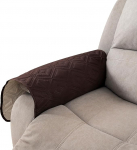 Genina 100% veekindel diivani k&auml;etoe katted, 2 komplekt, k&auml;etoe katted diivanile, diivanile, tugitoolile, libisemisvastane diivani k&auml;e kaitsja, tugitooli slipcovers lemmikloomadele koertele, &scaron;okolaadi pruunikas