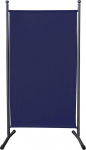 QUICK STAR Paravent 180 x 78 cm kangast ruumijaotur V&auml;ike aia vahesein eraldusriba R&otilde;du privaatsusekraan sinine