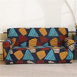 Odot diivanikate, Retro luksuslik diivanikate nurgas diivan, diivanikate 1/2/3/4 istekohale, diivanikate, elastne diivanikate, L kuju, libisemisvastane diivanikaitsekate kaunistamiseks (4 istekohaga, Doodles)