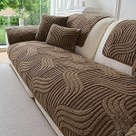 Hovoto diivanikate, diivanipesu, libisemisvastane diivanikaitse, diivanipesu nurgas diivan, diivanikate 1 2 3 4-kohaline L-kujuline koerakate, diivanipesu, diivanikaitse, tume pruun, 70 x 150 cm.