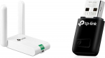 TP-Link TL-WN822N High Gain WLAN Stick Adapter (kuni 300Mbps, WPS, v&auml;line High Gain antenn, USB pikenduskaabliga, toetab Windows, Mac OS) valge & TL-WN823N WLAN USB Stick