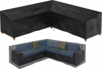 Kaitse aiam&ouml;&ouml;bli V-kujuline, aiam&ouml;&ouml;bli kate, Lounge kokteilitool, rotangist diivanikate, kaitsev kate, aiam&ouml;&ouml;bel, veekindel 600D, pikendab m&ouml;&ouml;bli eluiga (254 x 254 x 85 x 80 cm)