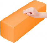 Diivani k&auml;etugi diivanitoe tugipadi veekindel liikuv diivanil k&auml;etoe tugipadi pea/naise/kaela jaoks (25 x 25 x 45 cm, oranž)