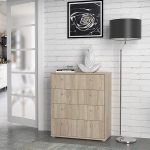 FORTE Tempra 2 kapp 4 sahtliga, Puitmaterjal, Sonoma Tamme stiilis, 73,7 x 85,5 x 34,8 cm (B x K x S)