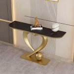 Generisch Moderner herzf&ouml;rmiger Konsolentisch - Schlanker Beistelltisch f&uuml;r Eingangsbereich und Sofa, ideal f&uuml;r Wohnzimmer, Flur und Foyer - Elegantes M&ouml;belst&uuml;ck f&uuml;r kleine R&auml;ume und Wohnaccessoires