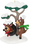 Hallmark Keepsake j&otilde;ulukaunistus 2024 Reindeer Antics naljakad kingitused
