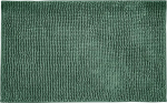 Allstar Chenille Vannimatt, pestav, libisemiskindel matt turvaliseks seismiseks vannitoas, pehme k&otilde;rge kuhjaga vannimatt 100% pol&uuml;estrist, kiirelt kuivav ja h&uuml;gieeniline, 50 x 80 cm, roheline.
