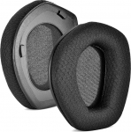 defean RS165 175 185 195 vahtpolster, mis &uuml;hilduvad Sennheiser HDR RS165, RS175, RS185, RS195 RF traadita k&otilde;rvaklappidega, ekstra paksus (hingav kangas)