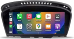 Ninetom 8,9-tolline autoraadio, CarPlay/Android Auto/Mirrorlink/GPS BMW CCC 3/5 seeria E60 E61 E90 E91 E92 (2005-2010), auto puuteekraaniga autoraadio vastuv&otilde;tja, sisseehitatud DSP