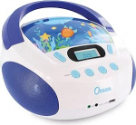 MOOOV Ookeani raadio / CD-m&auml;ngija lastele USB / SD / AUX-IN pesaga