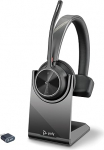 Poly Voyager 4310 juhtmeta UC-peakomplekt ja laadimisjaam - &uuml;hek&otilde;rvaline Bluetooth-peakomplekt m&uuml;ravastase mikrofonivarrega - &uuml;hendatav PC/Mac/Mobiiliga - Team Compatible (sertifitseeritud), Zoom