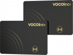 VOCOlinc Wallet Tracker Card Slim 1,6 mm, Smart Air Tag kaart &uuml;hildub Apple'iga Kus on? App (ainult iOS, mitte Androidile), Bluetooth Thin Item Finder rahakoti, kohvri, passi, kottide jaoks, 2 tk.