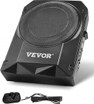 VEVOR Underseat Car Subwoofer 400W 254mm Slim auto subwoofer koos toiteallikaga, subsystem sisseehitatud v&otilde;imendiga, k&otilde;rge / madala taseme sisend ja helitugevuse reguleerimine maasturite veoautodele