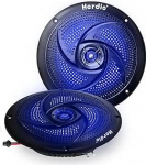 Herdio 6,5-tolline v&auml;lisk&otilde;lar, v&auml;lisk&otilde;lar, veekindel, 80 W merek&otilde;lar LED-tuledega, suviseks s&otilde;iduks maasturiga, paadiga, UTV, ATV, RV auto ja golfik&auml;ruga, must