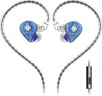 Hidizs MS1-Galaxy High Performance HiFi In-Ear Monitor IEM Wired k&otilde;rvaklapid d&uuml;naamiliste Dual Magnetic Circuit Drivers Over-Ear k&otilde;rvaklapid, sinine (koos MIC)
