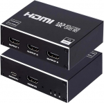 HDMI Splitter 1 in 3 Out - 4K Display Port Splitter 3 monitori toetab HDCP 1.4 3D 4K2K@30Hz UHD 1080P HD TV Fire Stick Xbox PS3 PS4 jaoks