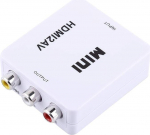 Mavis Laven Mini Composite Mini HDMI2AV Digitaalne HDMI RCA AV-video konverter 720p / 1080p (valge)