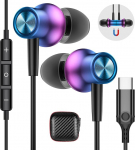 USB C k&otilde;rvaklapid Samsung Galaxy A53 A54 A34 A35 A56 A55 S25 S24 S21 FE Pixel 9 8 Pro 7a k&otilde;rvaklapid mikrofoniga k&otilde;rvaklapid koos kaabliga k&otilde;rvaklapid USB Type C k&otilde;rvaklapid iPhone 16 15 Pro jaoks
