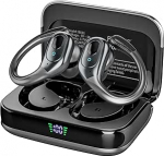 Juhtmevabad k&otilde;rvaklapid Bluetooth 5.3 k&otilde;rvaklapid, m&uuml;rasummutusega k&otilde;rvaklapid 75 tunnise m&auml;nguaja, LED-v&otilde;imsuse n&auml;idik, IPX7 veekindlad k&otilde;rvaklapid k&otilde;rvaklappides spordi/treeningu jaoks