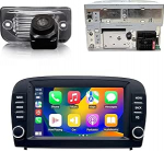 7-tolline Android auto GPS-raadio navigatsiooniseadme Carplay asendaja Mercedes-Benz SL R129 R230 SL55AMG SL63AMG SL65AMG SL280 SL300 SL350 SL500 SL600 2001/09-2012/12+ tagurduskaamera
