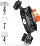 K&F CONCEPT MS27 Magic Arm koos k&uuml;lmakingaga ja 1/4-tollise kruviga, Mini Magic Arm kahe 360&deg; p&ouml;&ouml;rleva kuulipeaga