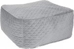 homesphere Bean Bag Velvet Pouf (Grey)