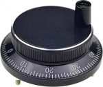 CNC Pulser Handrad 5V 60mm 80 100PPR Manueller Pulsgenerator Handrad masin 4Pin 6Pin 1St (must, 4PIN 12V - 25PPR_80MM)