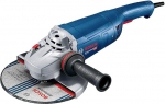 Bosch GWS 22-180 J Professionaalne nurklihvmasin, 2200 W, koos lisavibratsioonivastase k&auml;epidemega, tagastus&auml;&auml;rikuga, lukustusmutriga, kaitsekattega, kahe auguga mutriv&otilde;tmega, karbis.