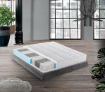 Morfeo Pocket Spring Mattress for Single Bed, Height 23 cm, Seven Sleeping Areas, Removable and Washable Cover 160 x 200 cm