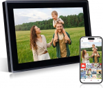 Rollei Smart Frame WiFi 100 musta v&auml;rvi. 10,1-tolline digitaalne pildiraam WiFi-funktsiooniga fotode ja videote esitamiseks koos heliga.