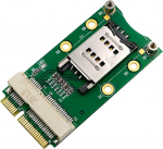 Mini PCI-E adapter SIM-kaardi pesaga 3G/4G WWAN LTE GPS-kaardi jaoks koos SIM-kaardi hoidjaga Clamshell SIM-kaardi hoidjaga