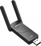 2 in 1 WLAN Stick PC WiFi 6 AX900 + BT 5.3 USB WLAN Bluetooth adapter Dual Band 5GHz/2.4G, sisseehitatud draiver, 2 x 6dBi antenn, &uuml;hildub Windows 11/10, OFDMA + MU-MIMO, WPA3.