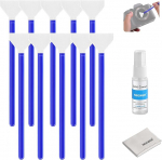 NEEWER 12 in 1 puhastuskomplekt kaameraobjektiividele, 10x puhastustampoonid 24 mm t&auml;iskaadersensorile + 1x puhastussprei + 1x puhastuslapp DSLR kaameratele, elektroonikale, nutitelefonidele ja tahvelarvutitele HM-46