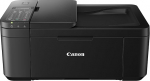 Canon PIXMA TR4750i Multifunktionsdrucker 4in1 (Tintenstrahl, Drucken, Kopieren, Scannen, Faxen, A4, WLAN, Apple AirPrint, 20 Blatt ADF, Duplexdruck, kompatibel mit Pixma Print Plan "Abo") schwarz