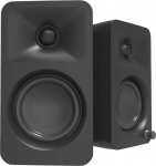 Kanto ORAMB 100W Powered Bi-amp Reference Reference Desktop Computer Speakers w/Bluetooth 5.0 & USB-C | 100 Hz Crossover | Reference Quality Sound | Pair | Black