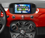 [4+64G] SIXWIN Android 13 autoraadio koos CarPlay/Android Car/Mirror Linkiga Fiat 500 2007-2015.7-tolline HD puuteekraan toetab WiFi GPS Bluetooth 5.0 FM/RDS 32EQ (must)