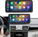 Ninetom autoraadio 12,3-tolline puuteekraan koos juhtmevaba Carplay ja Android autoga 2013-2015 Mercedes Benz E-klassi W212 NTG4.5/4.7 jaoks, toetab Mirrorlink, kaamera, navigatsiooni