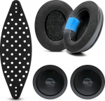WC Modkit Arctis Nova 7 - Geelk&otilde;rvapadjad Lai peapael ja k&uuml;lgmised plaadid, mis &uuml;hilduvad Arctis Nova 7, 5, Pro Wired ja teistega Wicked Cushions | Black